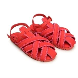 FARM RIO Red Zigzag Sandal
